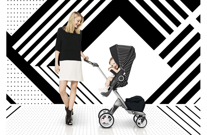 Stokke® Xplory® Black & White Stripes Style Kit