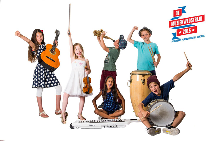 Kinderen laten zich online horen bij De Muziekwedstrijd!