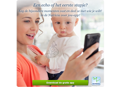 Gratis app Nutricia voor zwangeren en jonge ouders